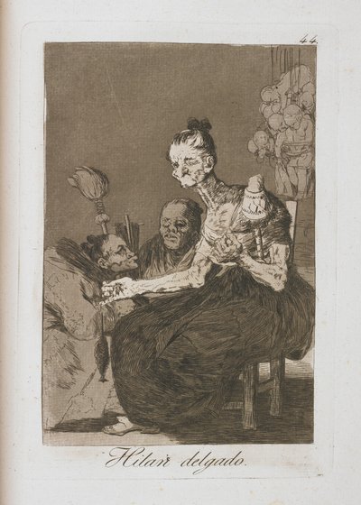 Planche de Los Caprichos, 1797-1798 - Francisco de Goya